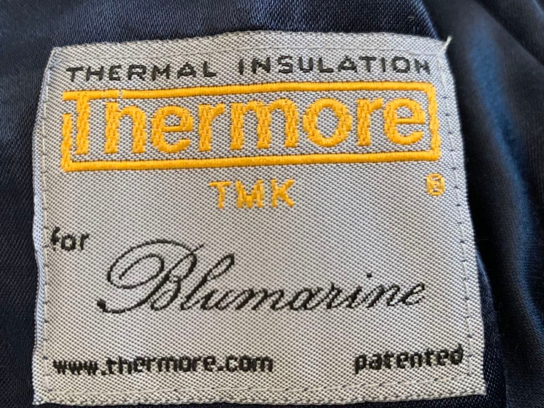 希少　ブルマリン　ファー付き　高級　上品　デニムジャケット