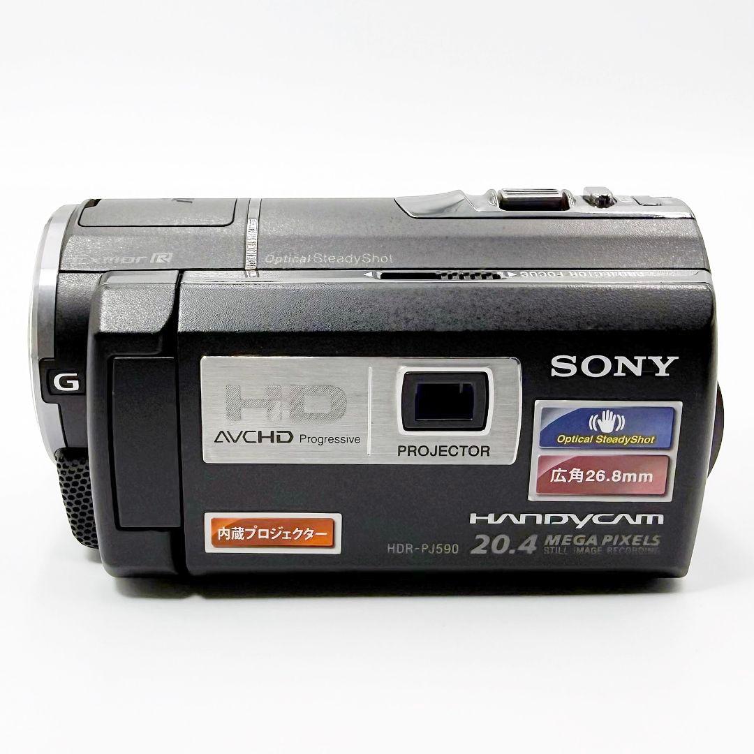 ソニー HANDYCAM HDR-PJ590V ビデオカメラレコーダー 中古