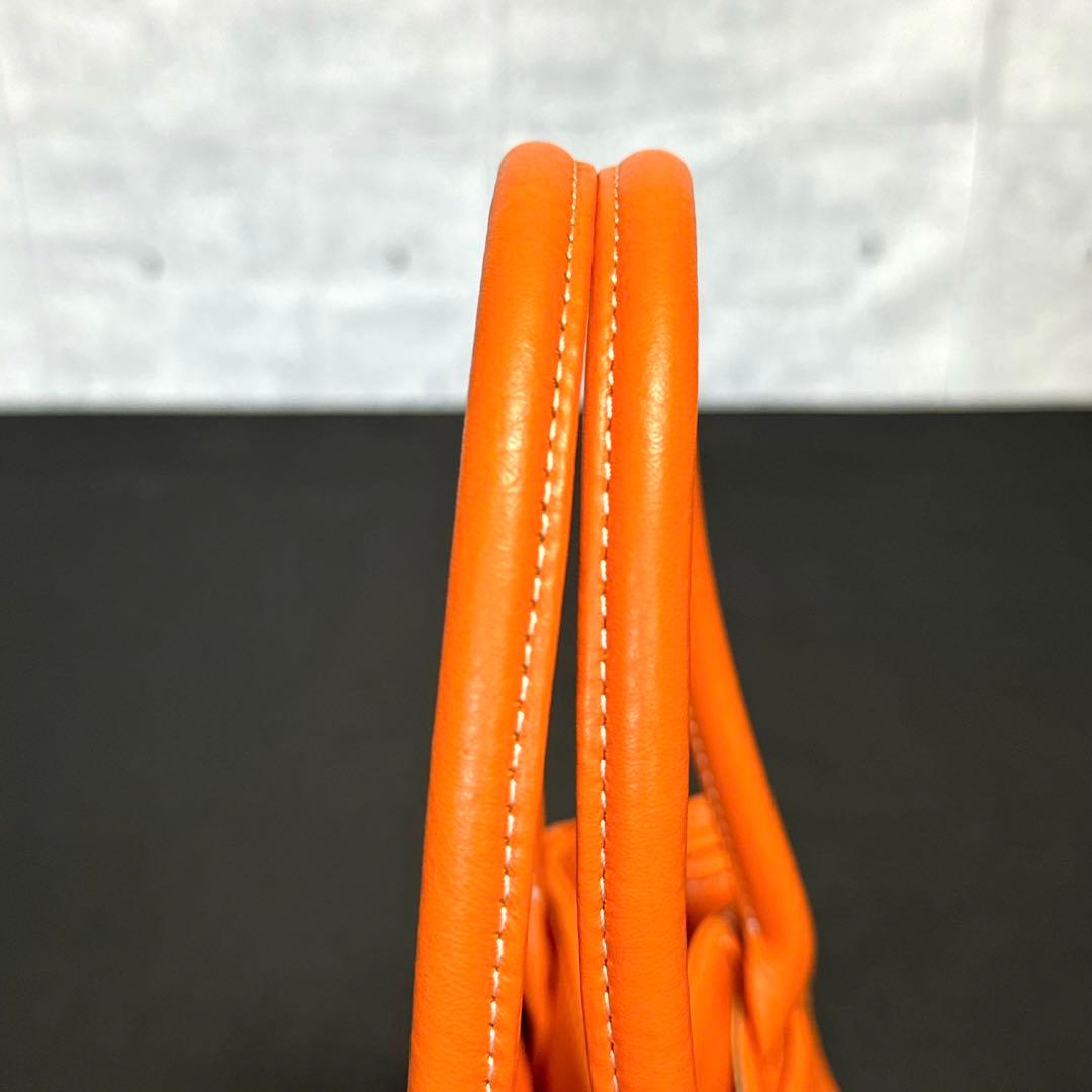専用品HAMANO 濱野皮革工藝 オレンジ レザー トートバッグ