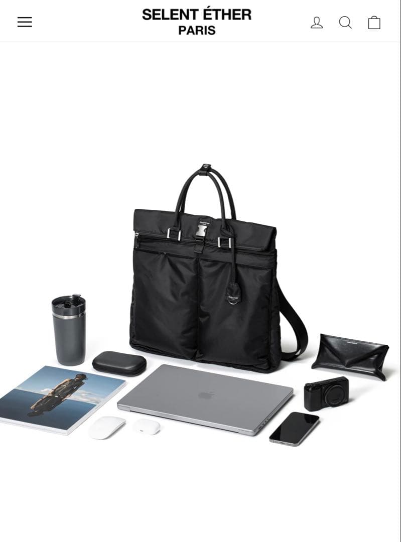 【いくの】SELENT ETHER CARRY38ブラック 4wayバッグ