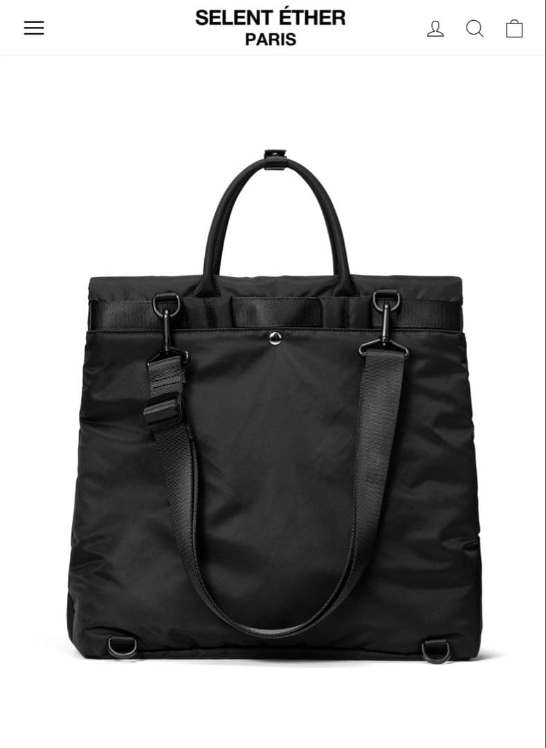 【いくの】SELENT ETHER CARRY38ブラック 4wayバッグ