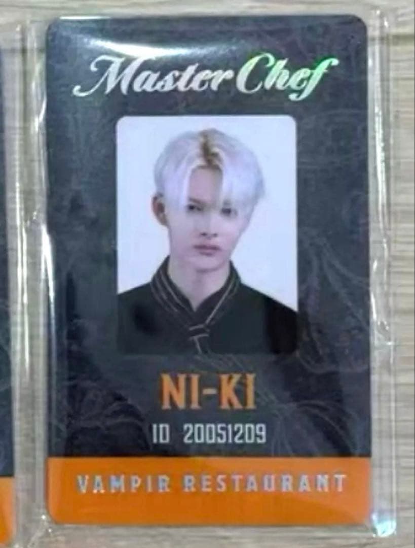 ENHYPEN WORLD ニキ ポップアップ シェフ SP PVC トレカ