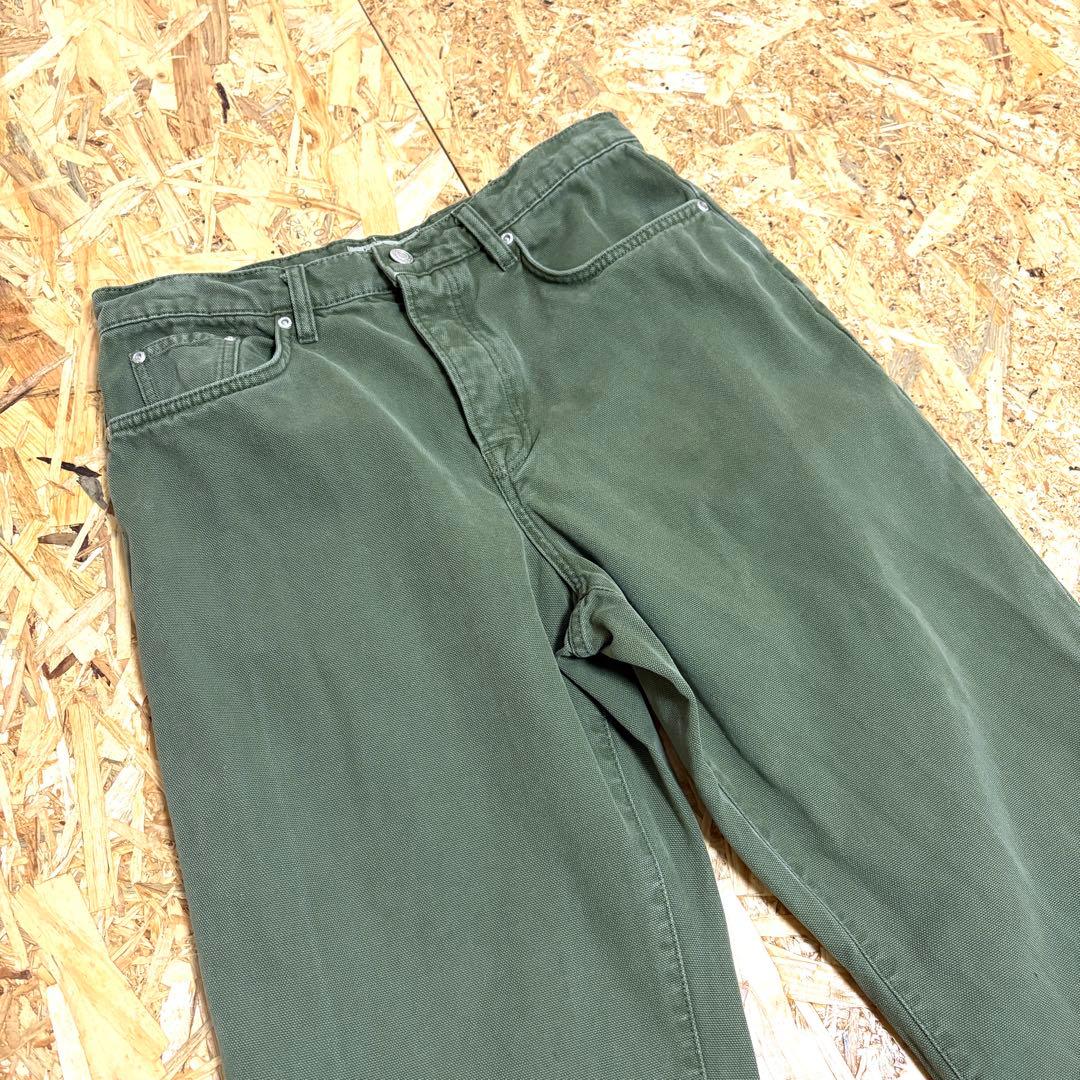 【定番】STUSSY Washed Canvas Big Ol' Jeans