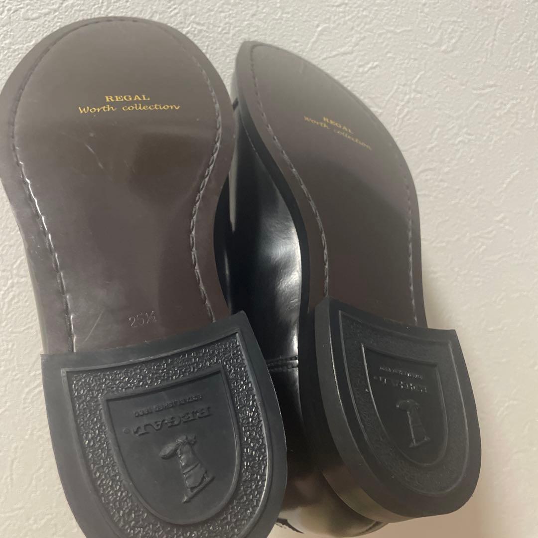 新品未使用 REGAL ビジネスシューズ ストレートチップ 冠婚葬祭 25.5