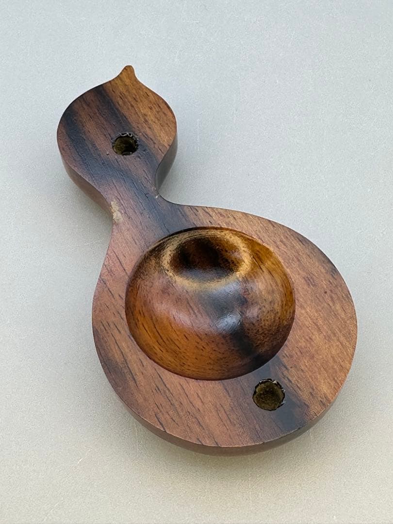 茶道具　香合　茶平一斎　黒柿瓢