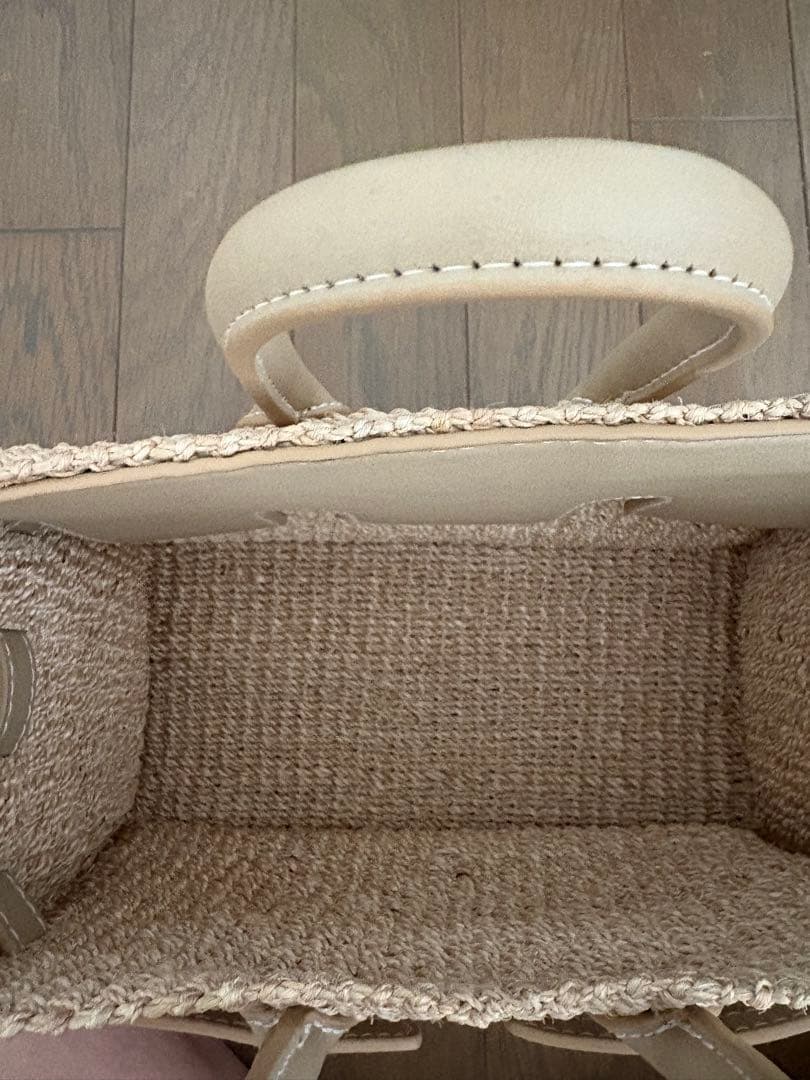 SEA ベージュ かごバッグ