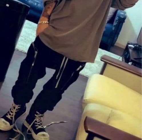 【即完売・絶版モデル】urkool　ユアクール　 ジッパー　サルエルパンツ 　黒