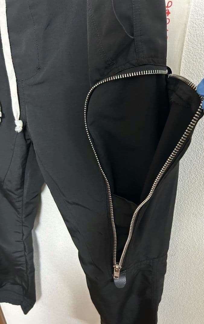 【即完売・絶版モデル】urkool　ユアクール　 ジッパー　サルエルパンツ 　黒