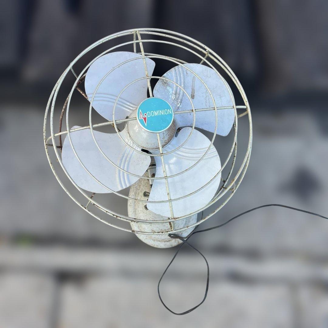 Dominion ビンテージ扇風機 壁掛け USA製 動作品 希少 ドミニオン