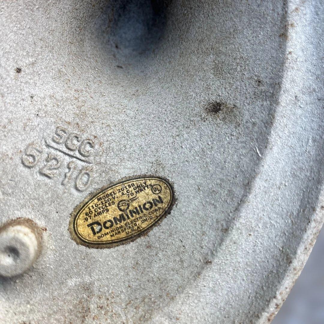 Dominion ビンテージ扇風機 壁掛け USA製 動作品 希少 ドミニオン