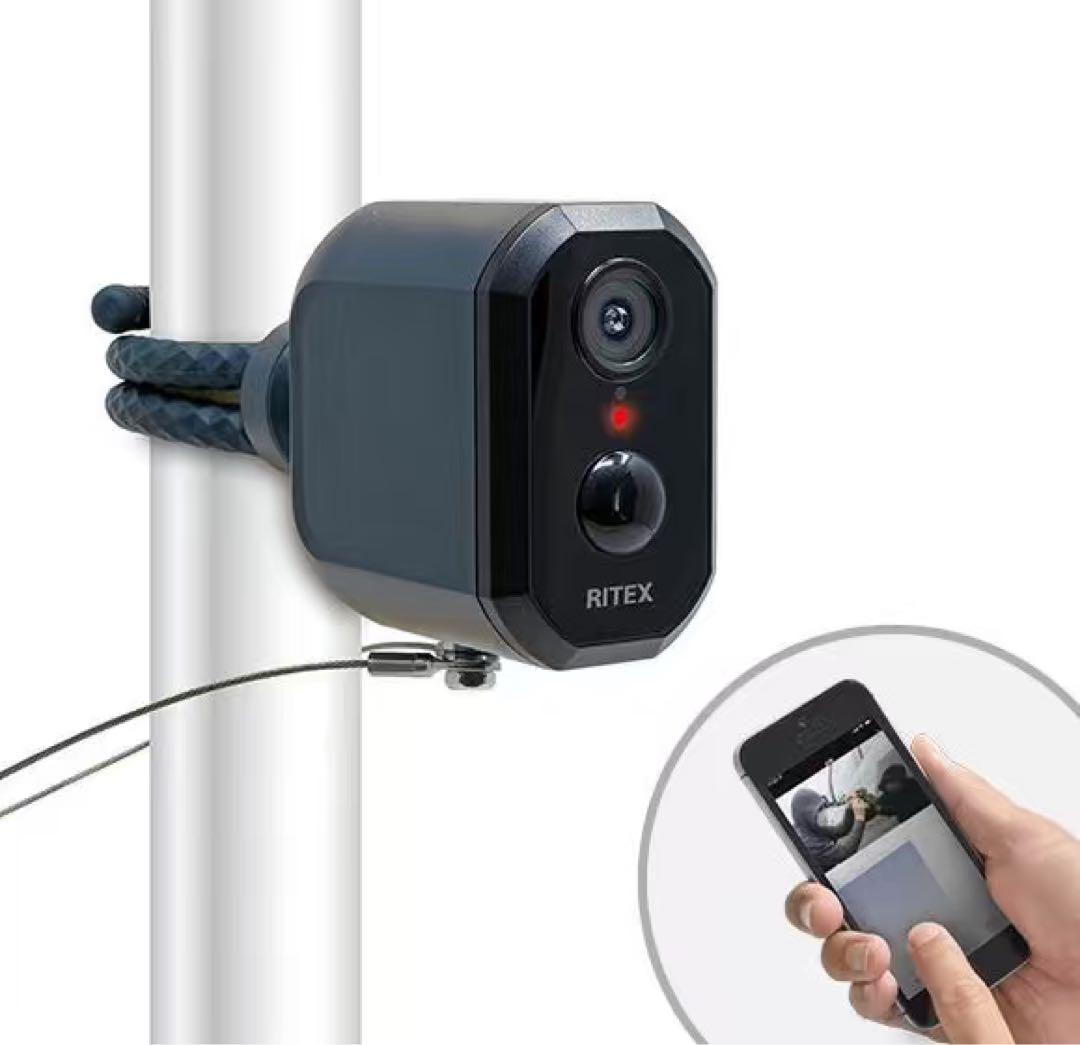 RITEX CRC7200 スマートカメラ Wi-Fi 1080P防犯カメラ