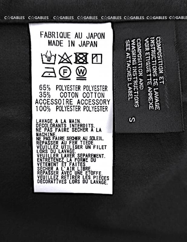 LIMI feu リミフゥ　シャツワンピース　ロゴベルト付き　ヨウジヤマモト