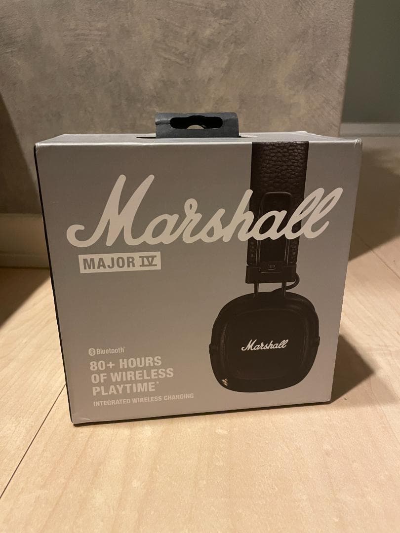 未開封新品 Marshall Major IV 黒 ワイヤレスヘッドフォン_27