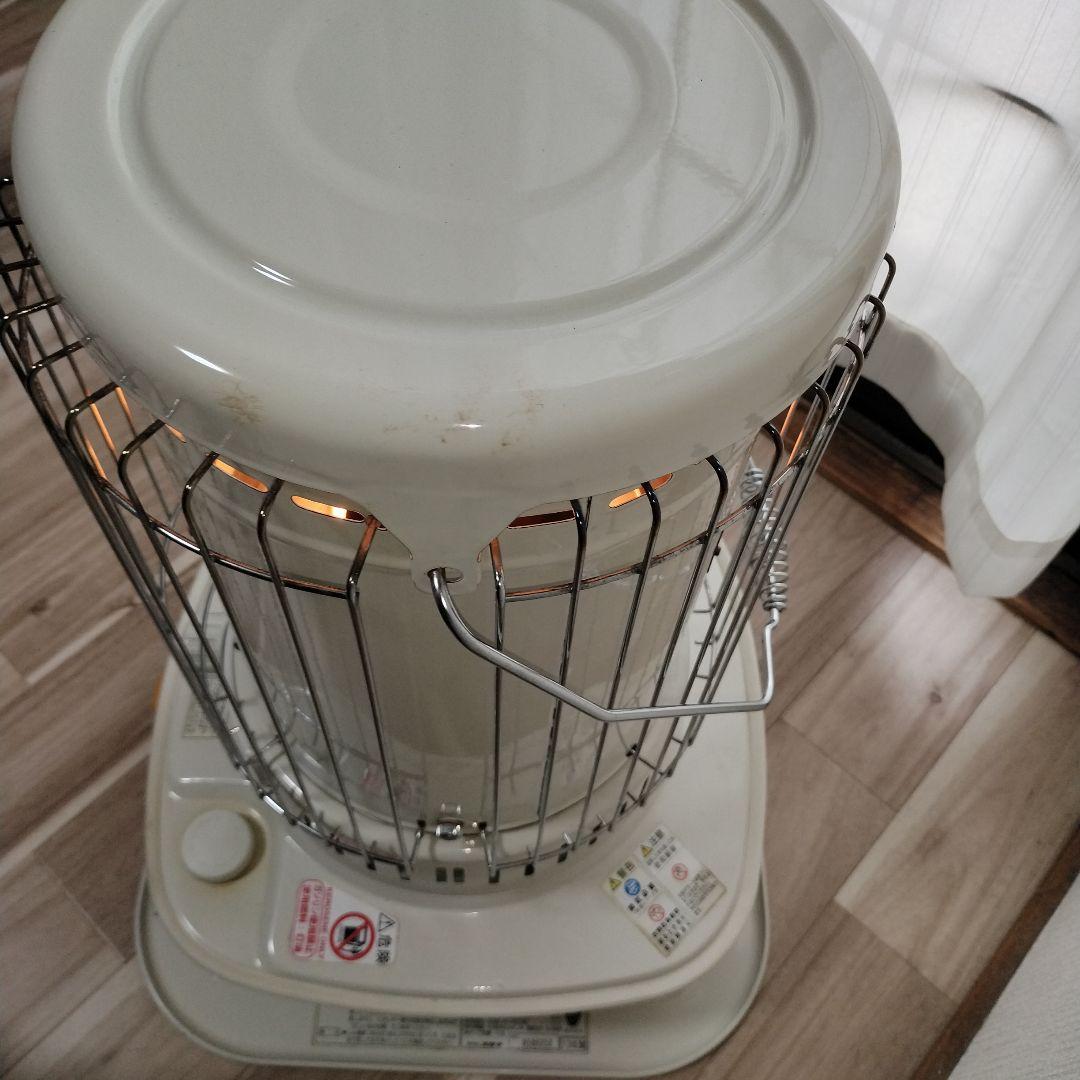 18畳〜23畳　強力暖房　CORONA　対流型石油ストーブ遠赤外線炎筒　ホワイト