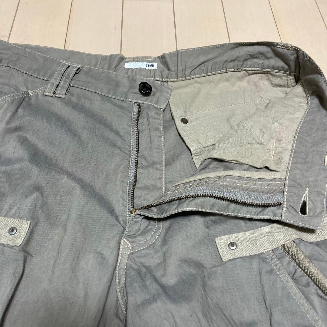 00s archive HALB マルチポケット ワイドカーゴパンツ M