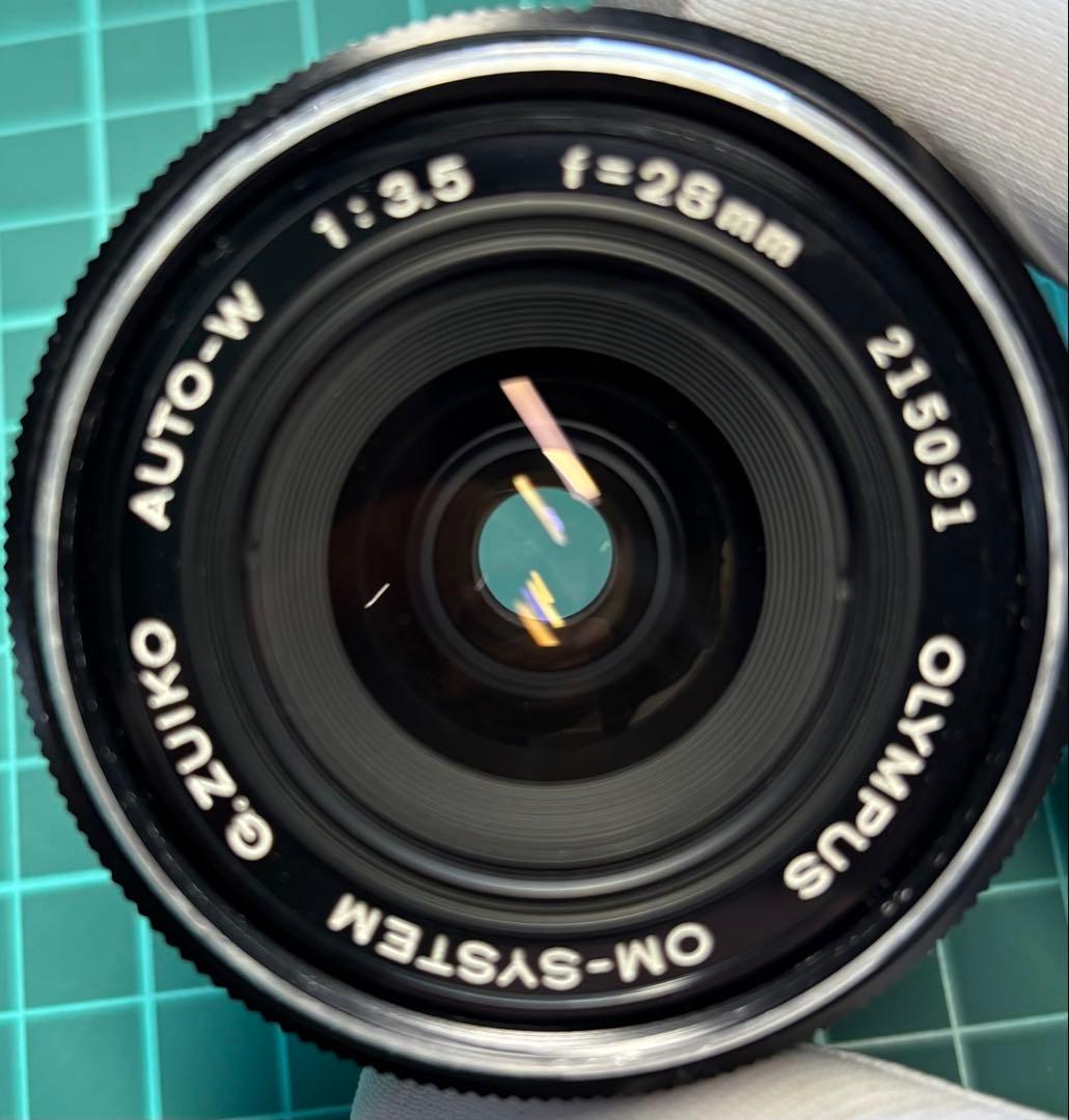 ★ OLYMPUS OM-2N BLACK + 広角レンズ 28mm