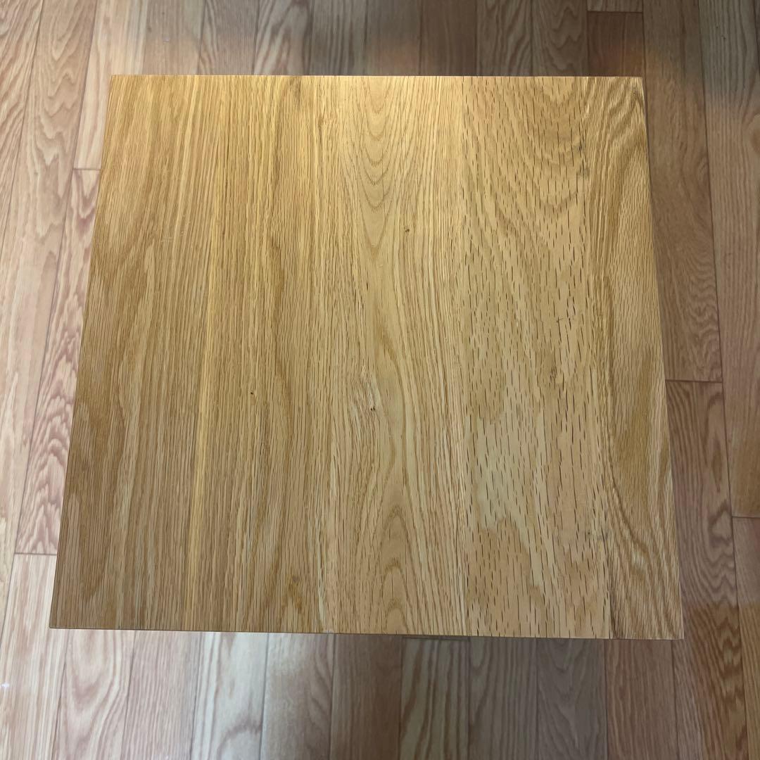 無印良品　木製サイドテーブルベンチ　①