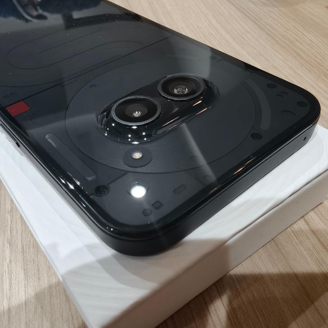 Nothing Phone 2a SIMフリー ブラック ケース付き