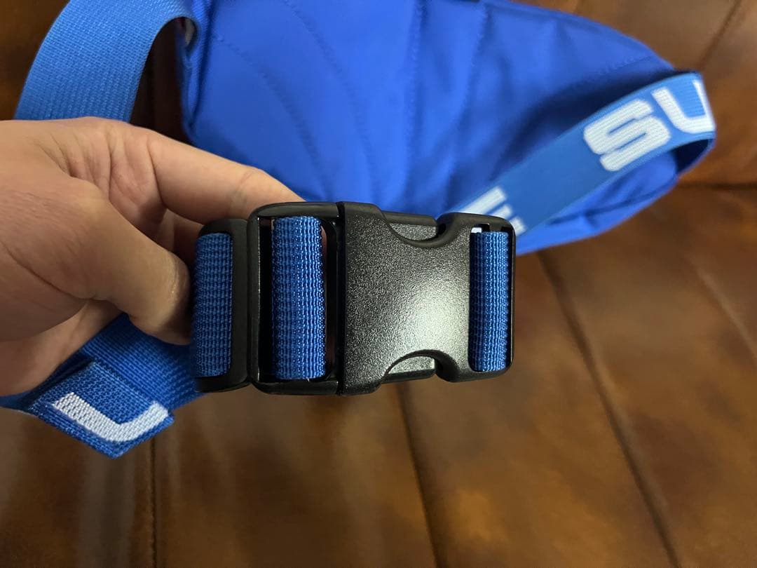 【美品】Supreme 18SS Waist Bag（blue）