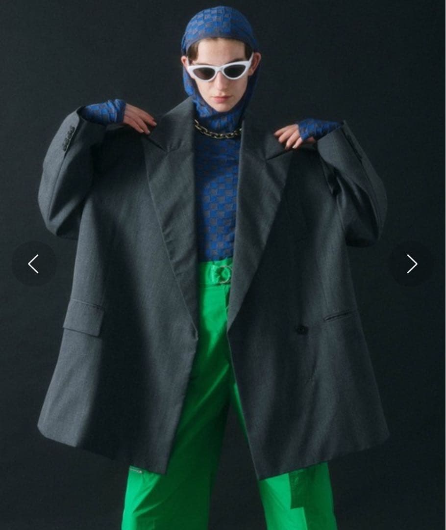 【MAISON SPECIAL】オーバーサイズテーラードジャケット　GRY