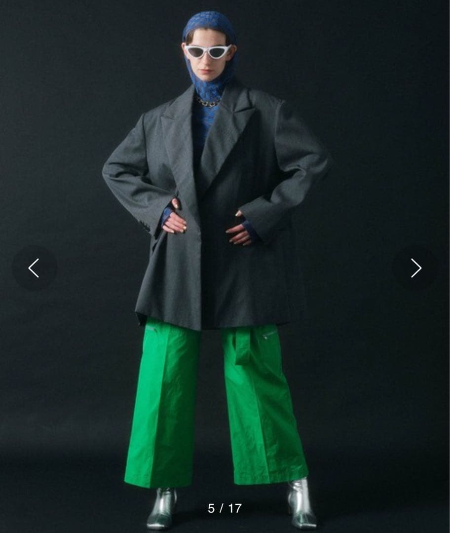 【MAISON SPECIAL】オーバーサイズテーラードジャケット　GRY