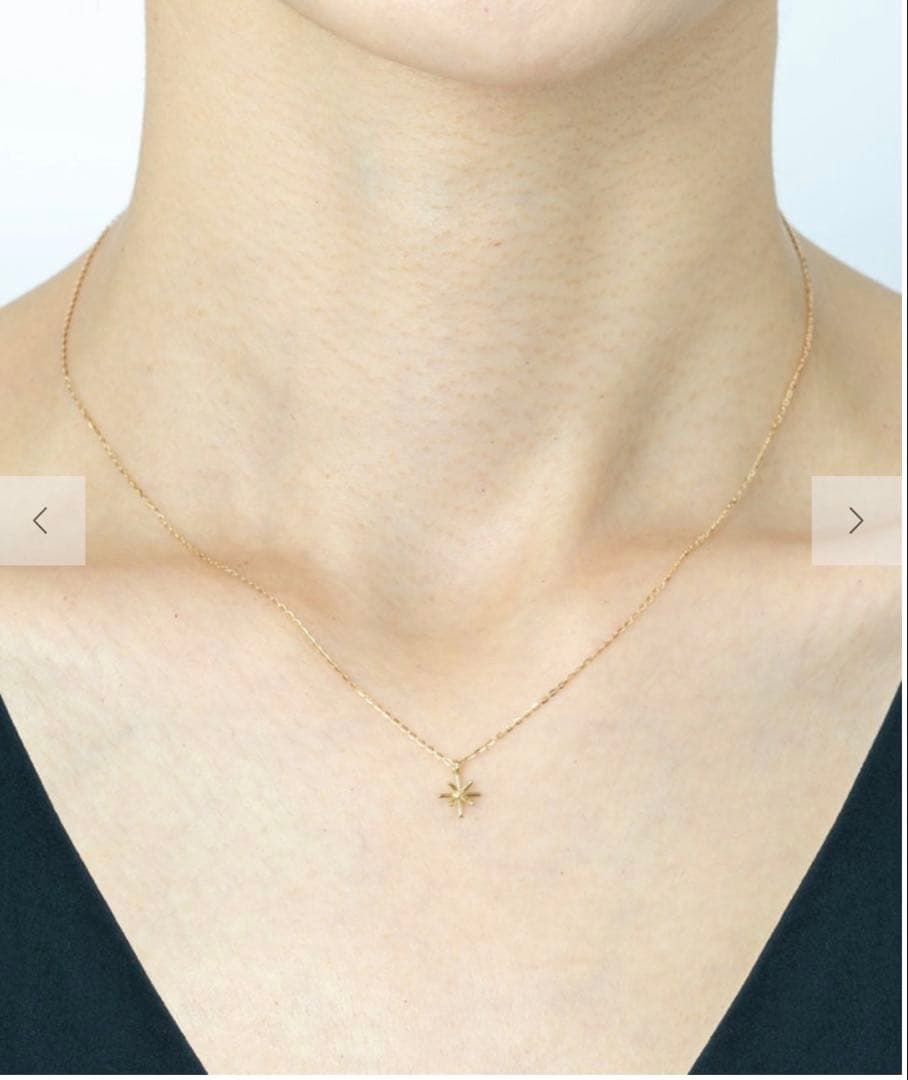 【美品】Jouete 10K イガイガネックレス