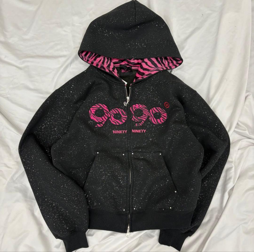 トップス 9090girls Black Pink Zebra