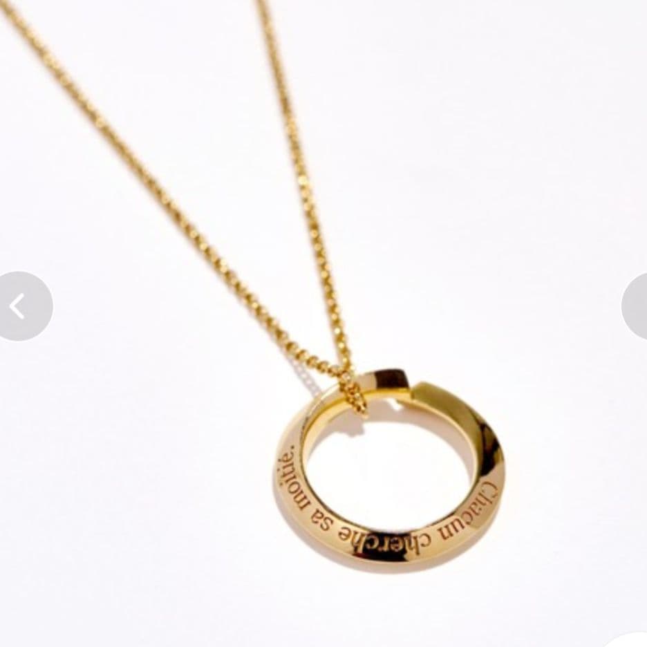 【Jouete 】ジュピター リング ネックレス ゴールド　リング型 サークル