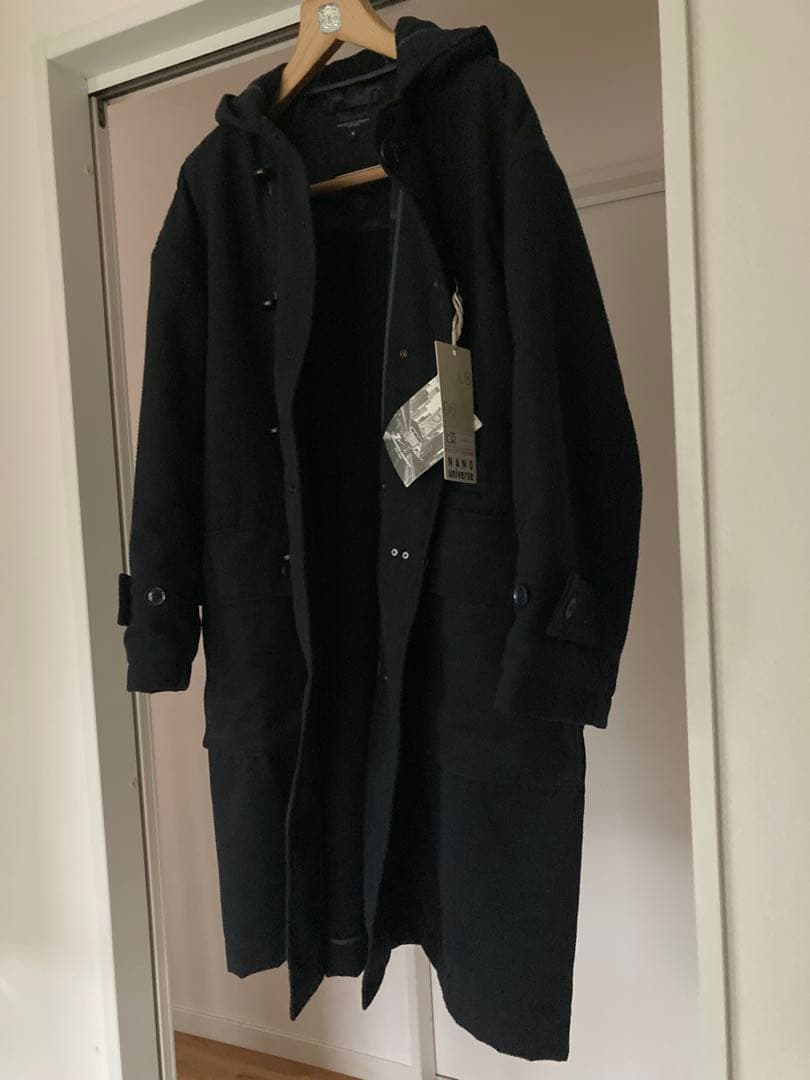 新品半額以下 エンジニアードガーメンツ ファイヤーマン ダッフルコート navy