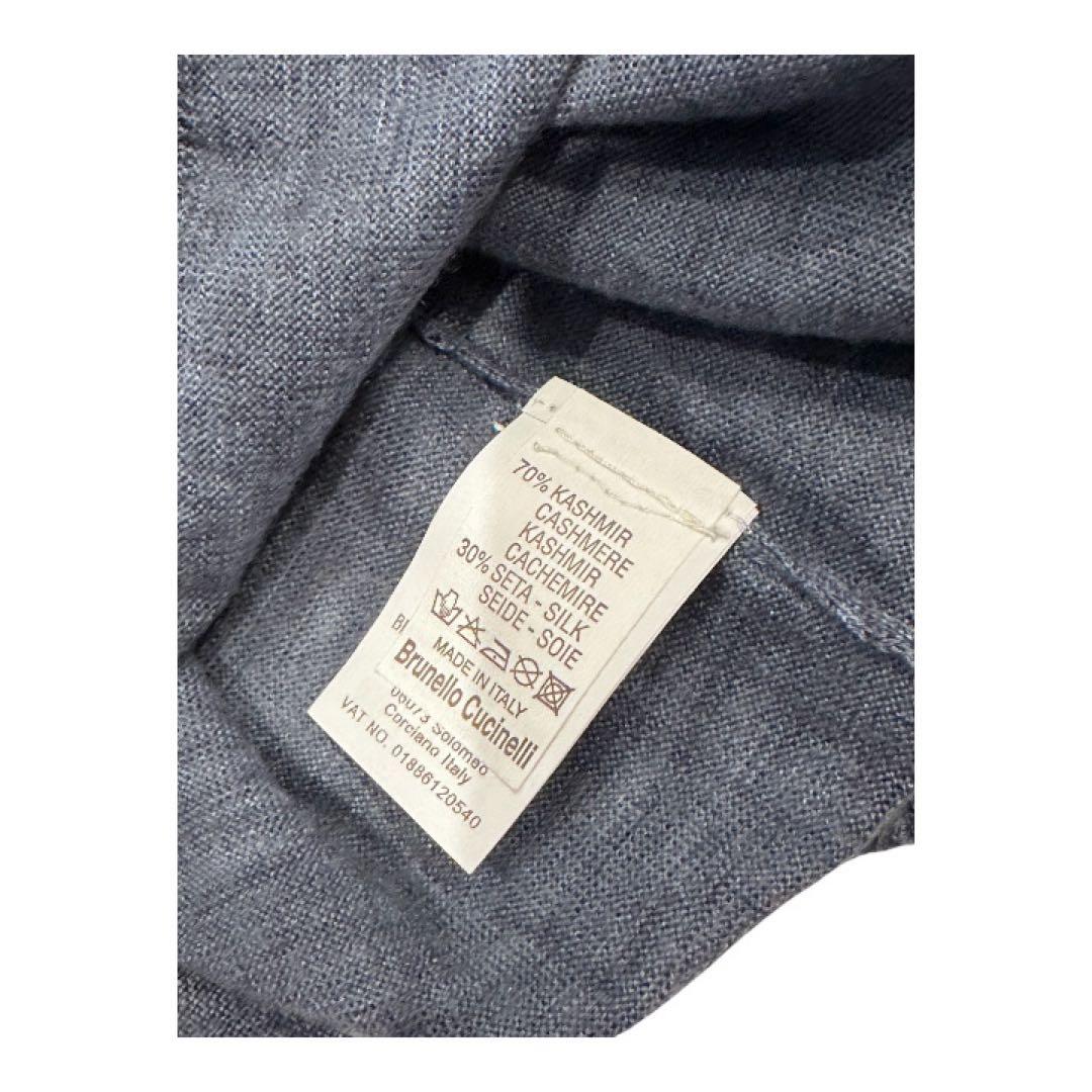 BRUNELLO CUCINELLI カシミア シルク混ハイゲージクルーネック
