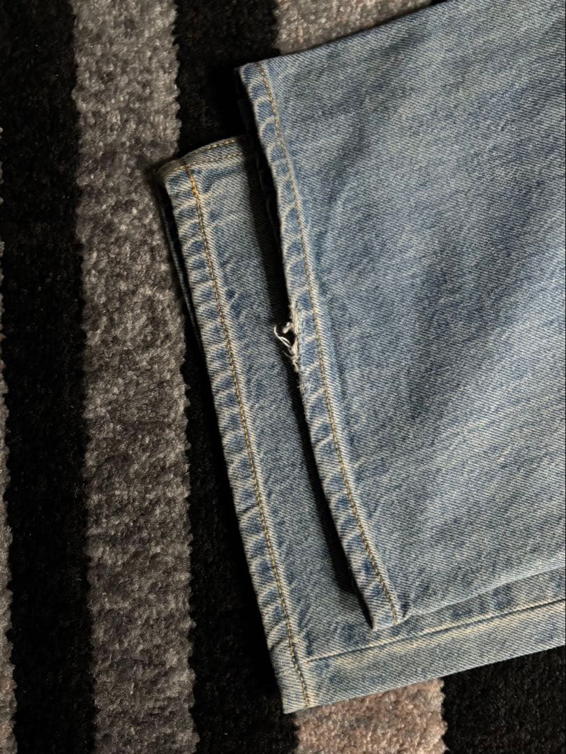 FLAGSTUFF BORO BAGGIE DENIM PANTS Lサイズ