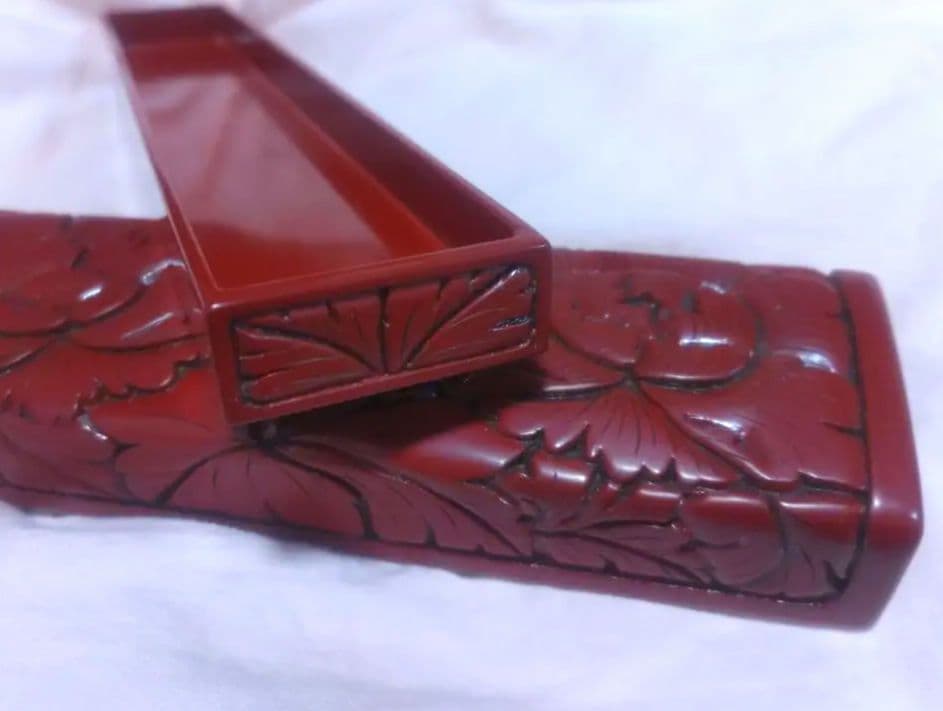 専用　　木彫り堆朱(きぼりついしゅ) 新潟村上伝統工芸品