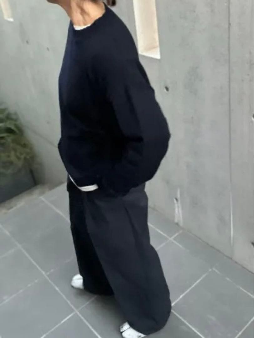 新品　JULY NINE チノパン　ネイビー　S