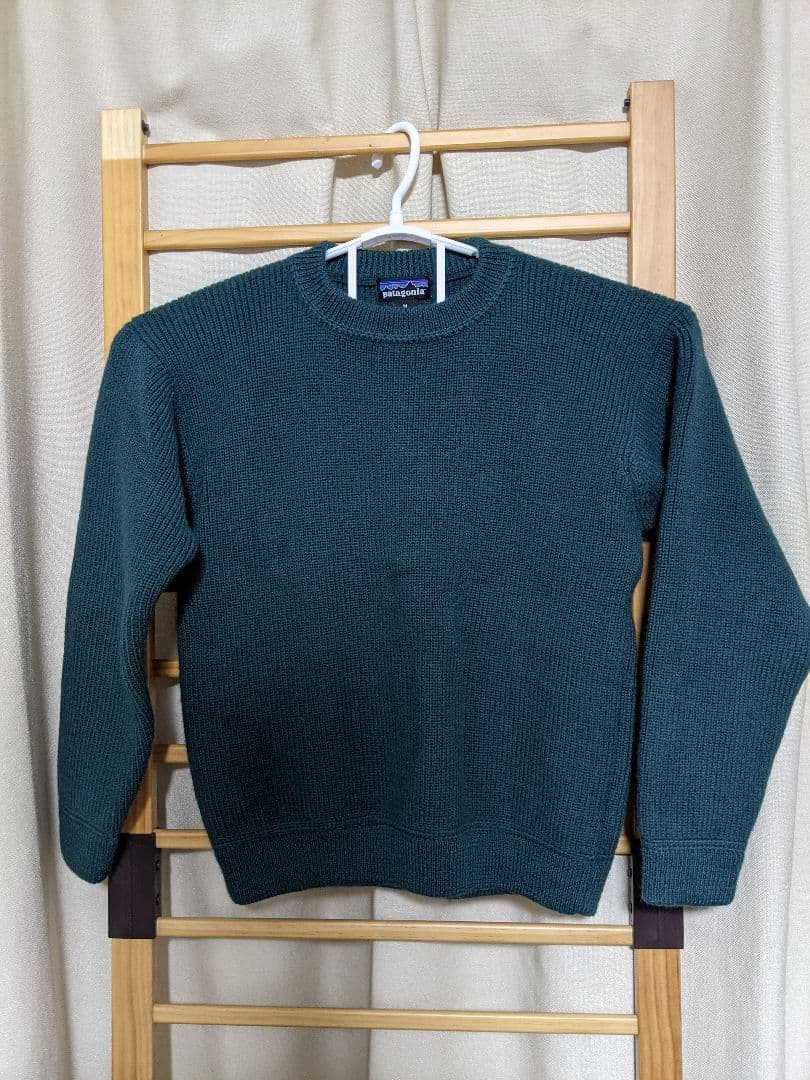 patagonia ダークグリーン セーター M 香港製