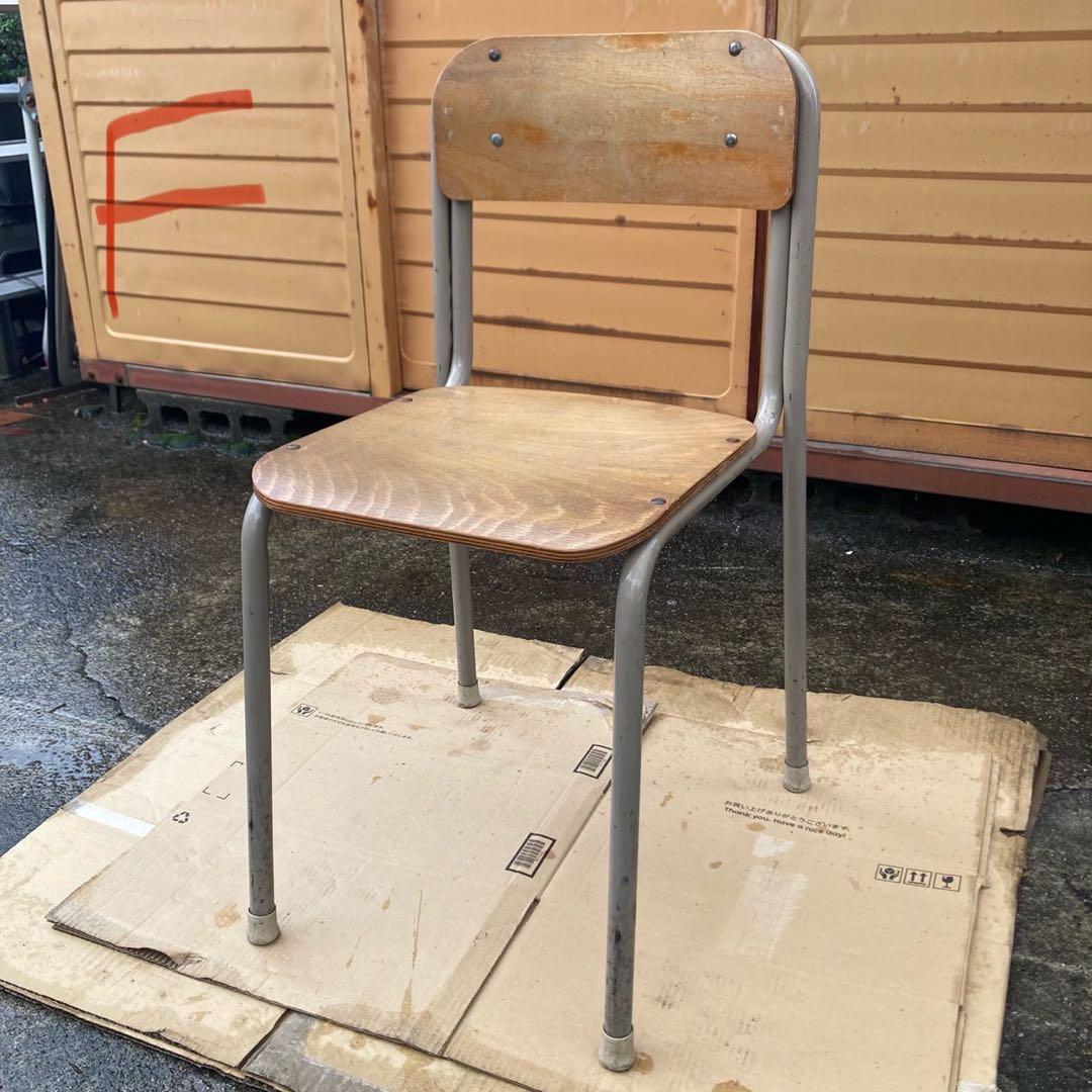 3点セット チトセ 学校 椅子 レトロ EFG