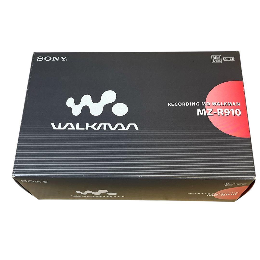【完動品】ソニー MD ウォークマン MZ-R910 録音・再生　完動品　セット