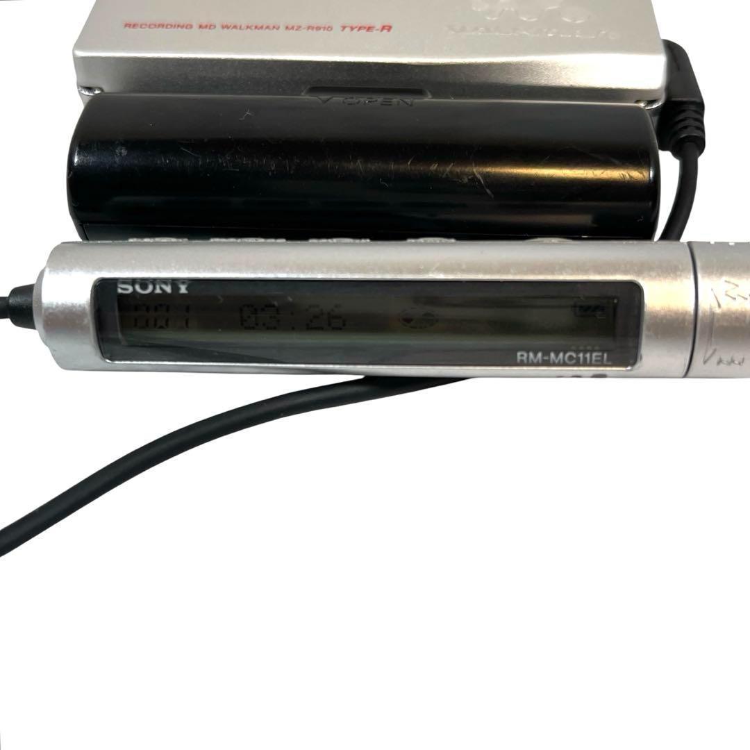 【完動品】ソニー MD ウォークマン MZ-R910 録音・再生　完動品　セット