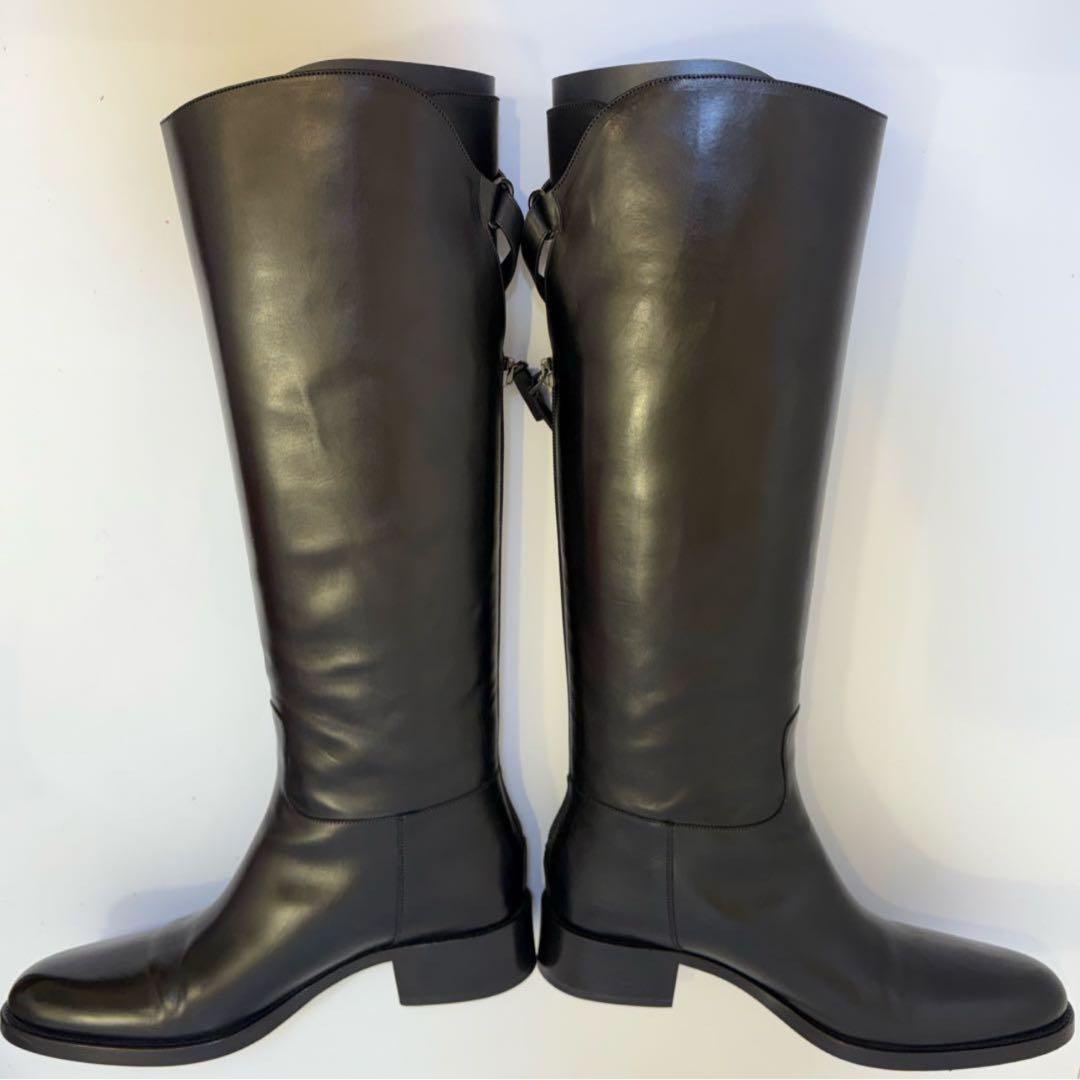 【美品】サルトル シングルバックベルトブーツ 37