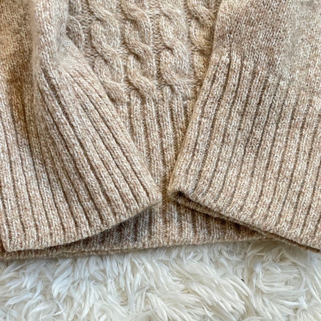 【美品】正規品BURBERRY バーバリー ロンドン ケーブル 編み ニット　L