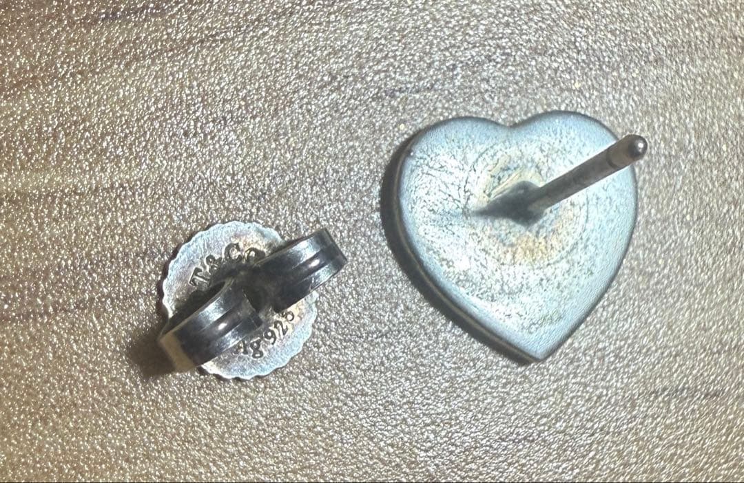 Tiffany ピアス ハート型 (片耳用)