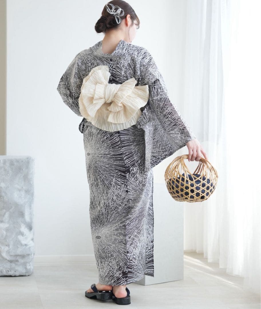 【新品】utatane 浴衣　帯　下駄3点セット utataneオリジナル