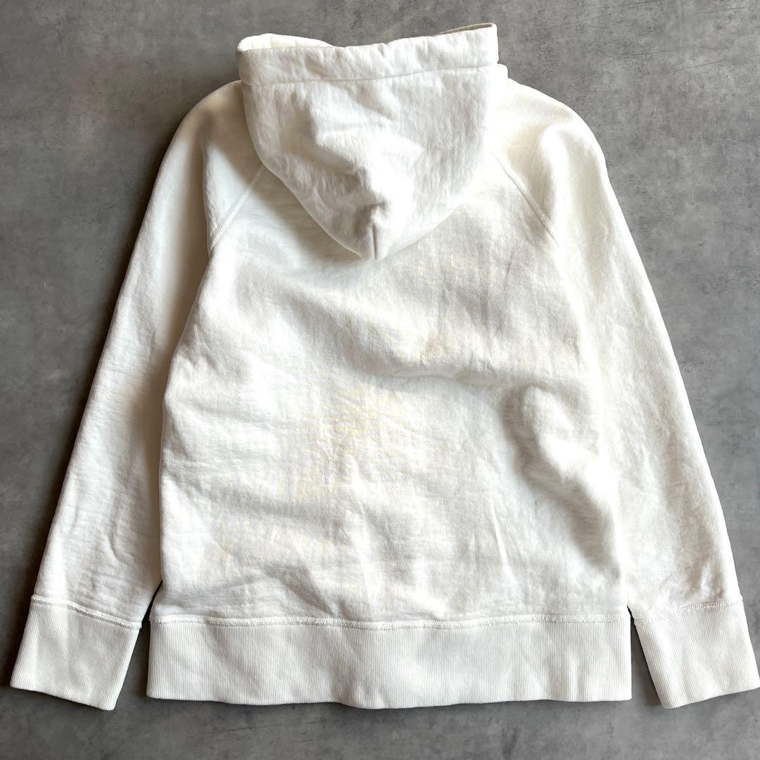 ドゥーズィーエムクラス パーカー フーディ コットン シルク 裏起毛 アイボリー