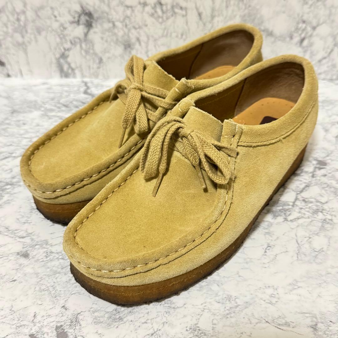 【美品】クラークス ワラビー メープル 23.5cm