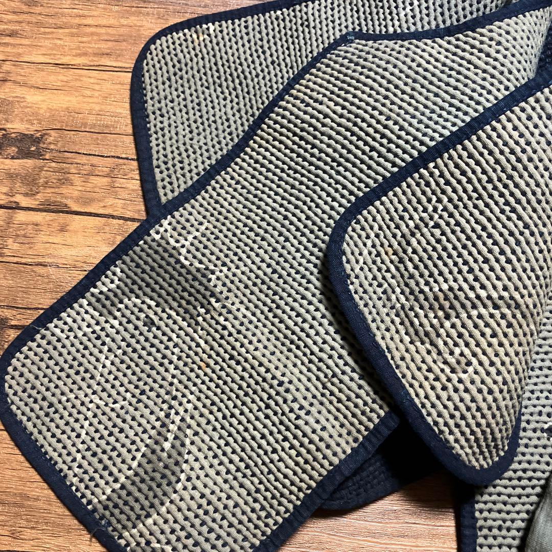 状態良好　刺し子　頭巾　刺子　火消し　消防　藍染め　明治　大正　昭和