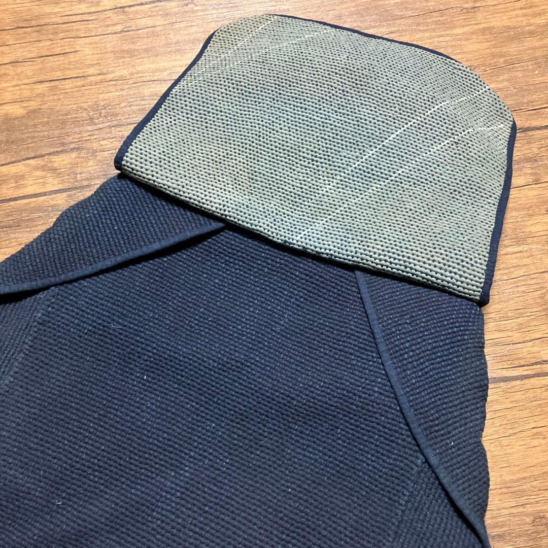 状態良好　刺し子　頭巾　刺子　火消し　消防　藍染め　明治　大正　昭和