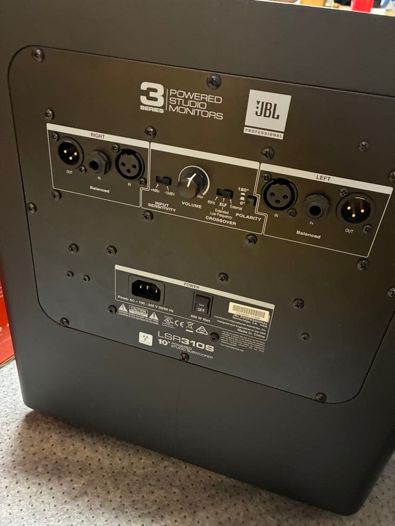 JBL LSR 310S ウーファー　スピーカー