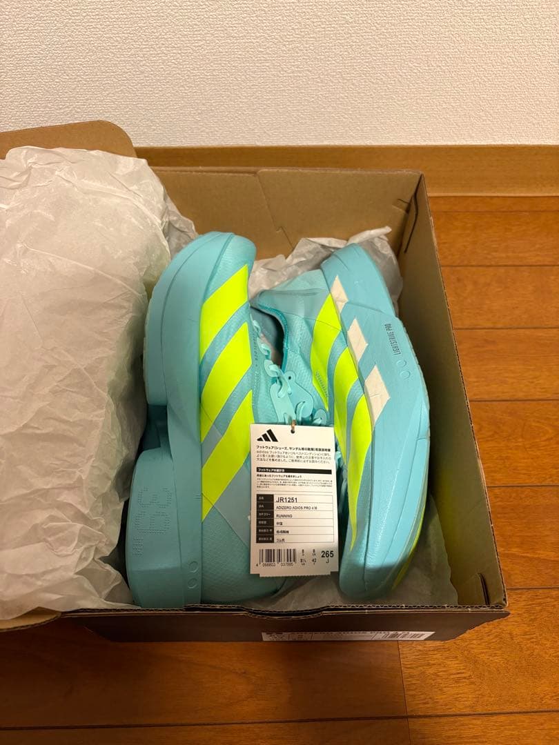adidas ADIZERO ADIOS PRO4 26.5cm 新品未使用