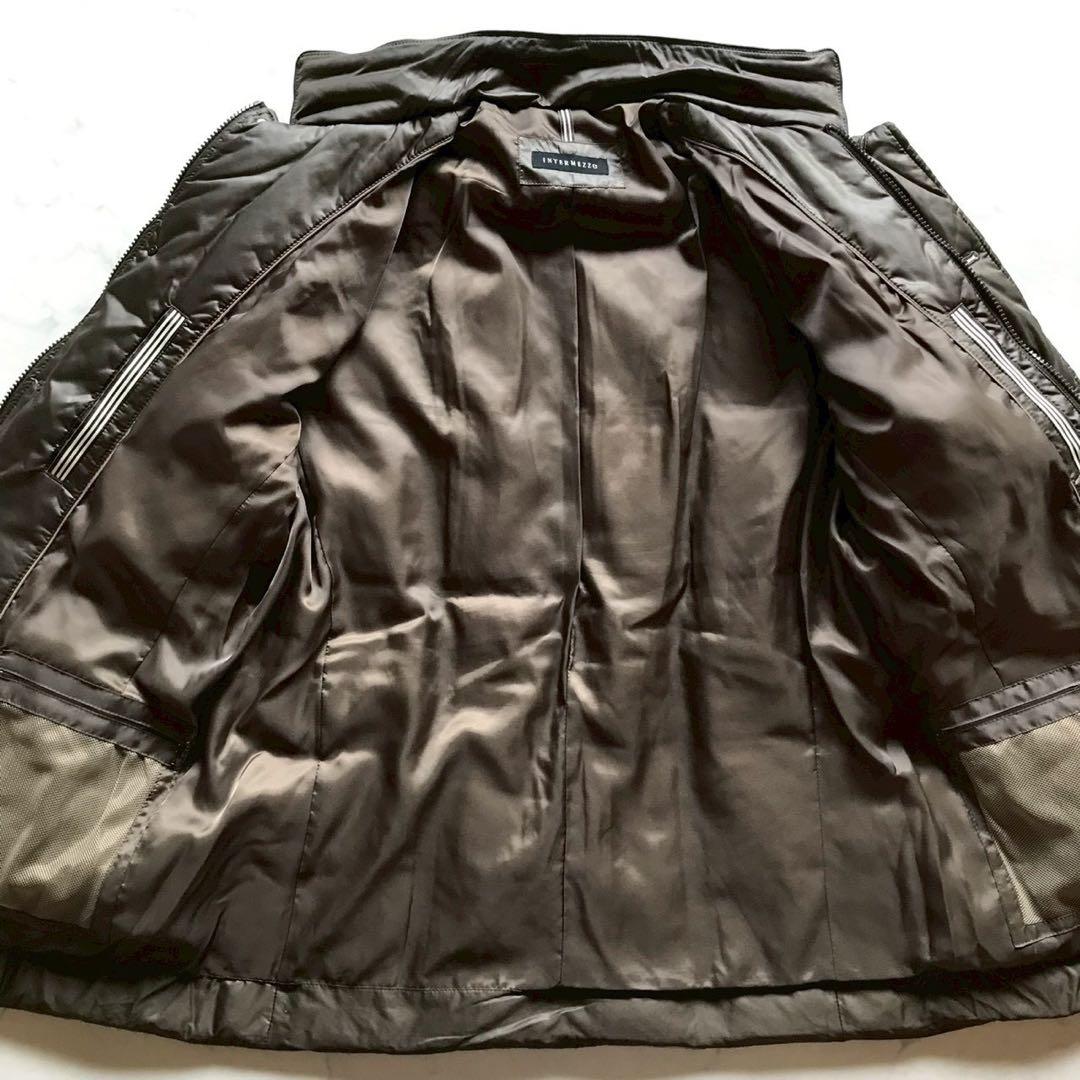 使用回数少/L相当✨インターメッツォ ダウンジャケット コート 極暖 メンズ
