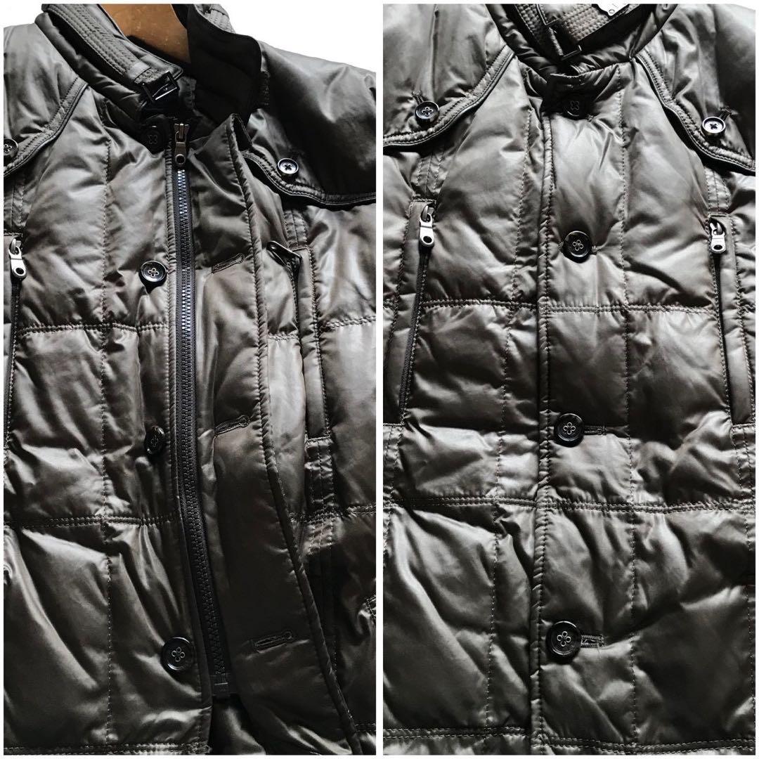 使用回数少/L相当✨インターメッツォ ダウンジャケット コート 極暖 メンズ