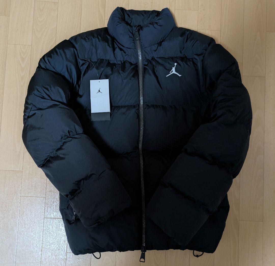 ナイキ　ブラック　ダウンジャケット ジャンプマンロゴ　ジョーダン　S
